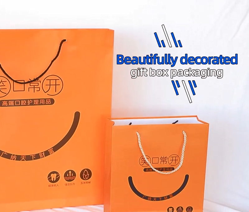 Beautifully decorated gift box packaging